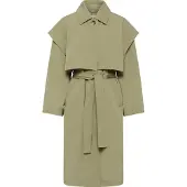 Soaked in luxury Slrowena Trench Coat - Khaki green - S