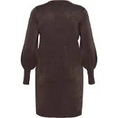 KAFFE CURVE Kcregitta Knit Dress - Brown - M