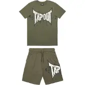 TAPOUT Treenipuku 'Dunlab' oliivi / musta / valkoinen