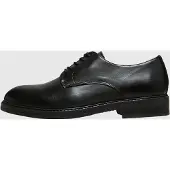 Selected Slmblake Leather Derby Shoe Noos - Black - 40