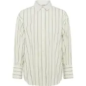 Soaked in luxury Slnoelle Striped Shirt - Green - L