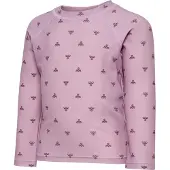 Hummel Hmlmini Bee Aop Swim T-Shirt L/S - Pink - 86