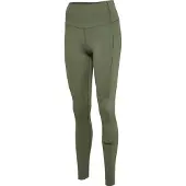Hummel Hmlhiit Intensity High Waist Tights - Khaki green - M