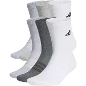 Adidas Cushioned Crew-sukat 6 Yksiköt