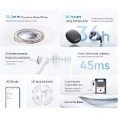 Realme Techlife Buds Langattomat Kuulokkeet