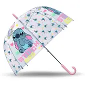 K-KIDS STITCH Läpinäkyvä sateenvarjo, 46 cm