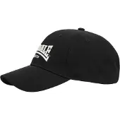 Lonsdale Lippalakki 'Wigston' musta / valkoinen