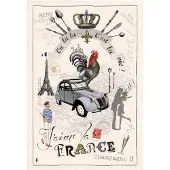 Maison Vivaraise - Keittiöpyyhe 48x72 cm France Panorama
