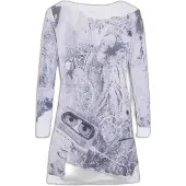 Desigual Mekko pastellinpinkki / musta / offwhite