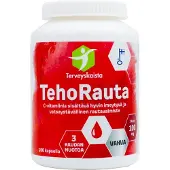 Terveyskaista TehoRauta 100 mg + C-vitamiini 100 kaps ravintolisä