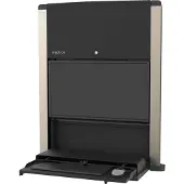 Ergotron – Carefit 24-inch sit-stand enclosure, matte black (61-367-060)