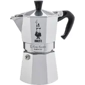 Bialetti Moka Express, Mokkapannu, 0,23 L, Alumiini, Alumiini, 4 kuppia, Moka Express (0001164)