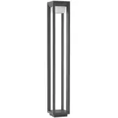 PRIOS Led pylväsvalaisin Gamion , Alumiini/harmaa/sinkki, Alumiini, Moderni