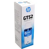 HP GT52-mustepullo, 70 ml, syaani