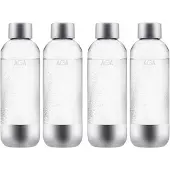 AGA 4-pakkaus AGA AQVIA Steel 1L, PET-pullo