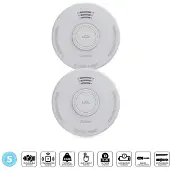 Alecto SD530 2x palovaroitin 5 v paristolla