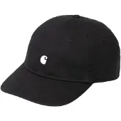 Carhartt WIP Madison Logo Cap - Black - ONE SIZE
