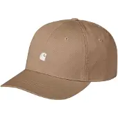 Carhartt WIP Lippalakki 'Madison' tummabeige / valkoinen