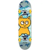 Meow Skateboards Big Cat Camo 8" Complete blue Koko Uni