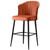 Skye Decor 2 baarituolin setti Rubi, 52x97x42 cm, oranssi