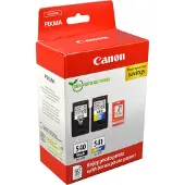 Canon PG-540 & CL-541 -mustekasettipakkaus, musta ja kolmiväri