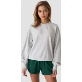 ICANIWILL Everyday Terry Crew W Light Grey Melange