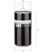 Ufi Polttoainesuodatin 24.B09.00