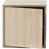 Muuto Stacked 2.0 hyllyjärjestelmä ovella, medium Tammi