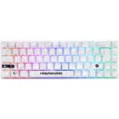 Higround SNOWSTONE Base 65 Hotswap Pelinäppäimistö - ISO Saksalainen [White Fla