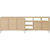 Muuto Stacked Configuration 2 Senkki - Sivupöydät & Apupöydät Tammi - STSBDC203