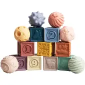 Magni Massage Set With Building Blocks Rakennuspeli