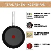 Tefal - Renew+ Paistinpannu 20 cm Musta