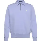 Ralph Lauren Loopback Fleece Quarter-Zip Sweatshirt - Blue - L