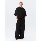 Weekday Parachute Trousers - Black - L