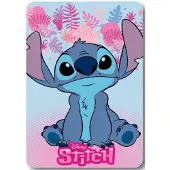 Lilo & Stitch Fleece Blanket - Pink - ONE SIZE
