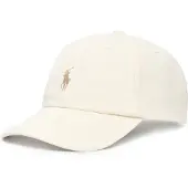 Ralph Lauren The Iconic Cotton Chino Ball Cap - White - ONE SIZE
