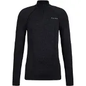 Falke Sport Long Sleeve Wool Tech Half Zip Shirt Black