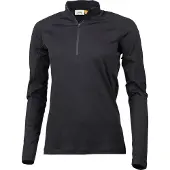 Lundhags Women's Gimmer Merino Light 1/2 Zip Black Kerrasto yläosat XL