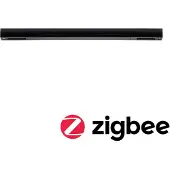 Paulmann keskijännitesyöttö URail Zigbee, musta mattapintainen, pitkä Mitteleinspeisung Zigbee, Musta, Synteettinen materiaali