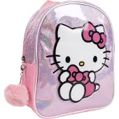 Hello Kitty holografinen reppu, 23 cm laukku