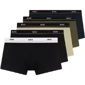 BOSS for man. 50531660 Set of 5 Essential 5P Multicolor Boxers (L), Homewear, Cotton