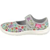 Beck Ballerina 'Flora' harmaa / laventeli / vaalea pinkki / punainen