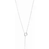 Timi Of Sweden Boel Lariat Pearl Necklace Stainless Steel