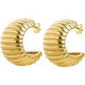 Timi Of Sweden Alima Chunky Stud Earrings Stainless Steel