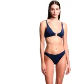 Emporio Armani for woman. EW003390_AF20255 Navy Lurex Bikini (S), Beachwear, Polyamide