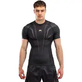 Venum Streamline Lyhythihainen Rashguard Musta Kulta