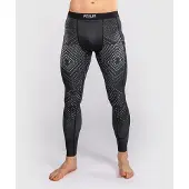 Venum Midnight Fury Spats Musta Harmaa Hopea