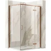 REA suihkukaappi Bruno 120x90 Brush Copper