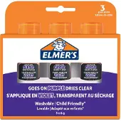 ELMER'S Elmers – DISAPPEARING PURPLE, Kuiva, Liimapuikko, 6 g, Laatikko, 3 kpl (2136613)