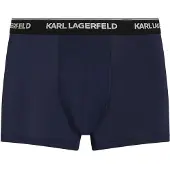 Karl Lagerfeld Bokserishortsit tummansininen / musta / valkoinen